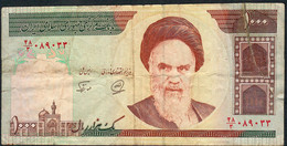 IRAN P143b 1000 RIALS 1992 Signature 21  VG - Iran