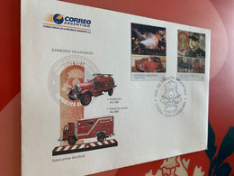 Stamp Cover From Hong Kong Fire-engine FDC - Neufs