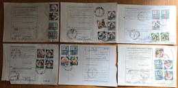 Italia/Italy/Italie: Lotto Di 6 Bollettini Pacchi, Lot Of 6 Parcel Bills, Lot De 6 Factures De Colis - Lotti E Collezioni