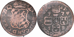 Pays-Bas Féodaux - Principauté épiscopale De Liège - 1750 - Théodore De Bavière - 1 Liard - 03-174 - Monedas Provinciales