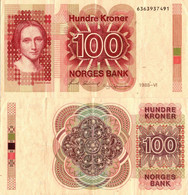 Norway / 100 Kroner / 1988 / P-43(d) / XF - Norway
