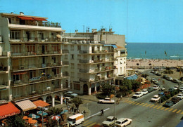 9726 CANET Saint Nazaire Avenue De La Méditerranée (voitures)  (1973) (recto-verso) 66 Pyrénées Orientales - Canet En Roussillon