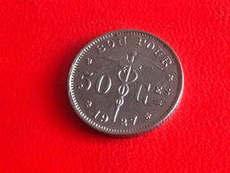 Umlaufmünze Belgien 50 Centimes 1927 Belgique - 50 Centimes