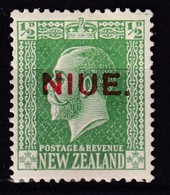 Niue 1920 Ovpt P.14x13 SG 23 Mint Hinged - Niue
