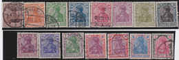 Deutsches Reich   .  Michel   .  140/153       .    O      .   Gestempelt - Used Stamps