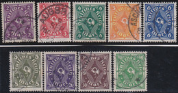 Deutsches Reich   .  Michel   .   224/232     .    O      .   Gestempelt - Used Stamps