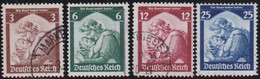 Deutsches Reich   .  Michel   .    565/568       .    O      .   Gestempelt - Gebraucht