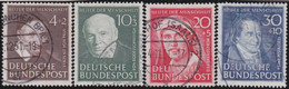 BRD    .      Michel   .   143/146    (2 Scans)     .    O       .   Gestempelt - Used Stamps