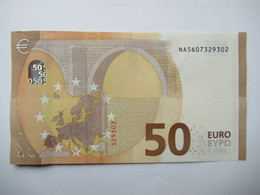 50 Euro-Schein NA( N001) Unc.Draghi - 50 Euro