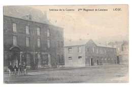 Liège Luik Intérieur De La Caserne 2ème Régiment De Lanciers  Photo Alex Gotthold Bourg Léopold 1912 - Liège