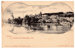 Germany Deutsche TUTZING AM STARNBERGER SEE VINTAGE PHOTO POSTCARD - 1900s - Tutzing