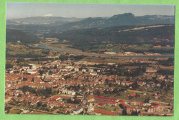 A009  CP  BELLEY   (Ain) Vue Aérienne  - Mont-Blanc Et Canal Du Rhône  ++++ - Belley