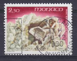 Monaco 1990 Mi. 1968, 2.30 Fr. Mineralie Chlorit - Used Stamps