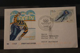 Deutschland 2002; Olympische Winterspiele 2002, MiNr. 2238, FDC - Hiver 2002: Salt Lake City