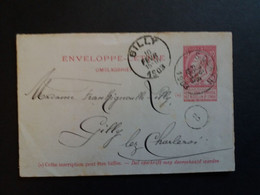 Belgique  Oblitération Sclayn Sur Enveloppe-lettre N°2 Rare - Buste-lettere