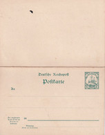 SAMOA ENTIER POSTAL/GANZSACHE/POSTAL STATIONERY CARTE AVEC REPONSE - Samoa