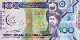 Turkmenistan 100 Manat, P-41 (2017) - Very Fine - Turkménistan