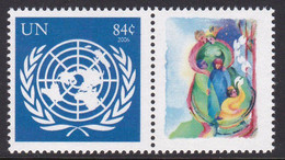 New-York - Emblème De L'ONU - Personnalisé Visions De Paix- 2007 - N° Y&T 1038 - Ongebruikt