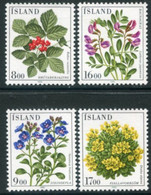 ICELAND 1985 Flowers IV MNH / **.  Michel 628-31 - Neufs