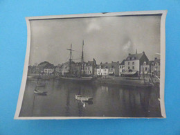 PHOTO ALBUMINEE - 44 LE POULIGUEN - LE PORT - 1910 - Lieux