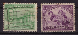 Nouvelle-Zélande 1946 - Oblitéré - Bâtiments - Michel Nr. 283 285 (nzl330) - Usados