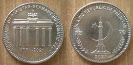 Pakistan 70 Rupees 2021 UNC Neuf Relation Diplomatique Allemagne Pakistan 70 Years Coin Roupies Commemo Que Prix + Port - Pakistán