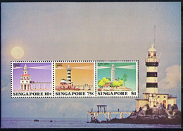Singapore 1982 S#399a Lighthouses M/S MNH Lighthouse - Singapur (1959-...)