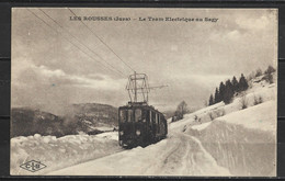 Carte P De 1915!! ( Les Rousses / Le Tram Electrique Au Sagy ) - Trains