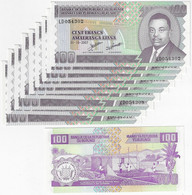 Burundi 100 Francs 2007 Pick-37f 10 Banknote Uncirculated (catalog US$30) - Burundi