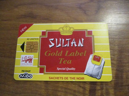 Télécarte 40U - Sultan Gold Label Tea - Privées