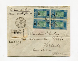 !!! GUINEE, LETTRE CHARGEE DE KINDIA POUR VERSAILLES DU 26/11/1930 - Storia Postale