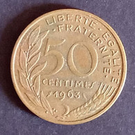 50 Centimes Marianne  1963 Quatre Plis - 50 Centimes