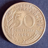 50 Centimes Marianne  1963 Trois Plis - 50 Centimes