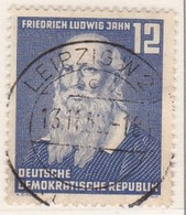 Un Timbre DDR   Mi :  317   Année 1952    12 Pf    Briefmarke     FRIEDRICH    LUDWIG   JAHN - Usados