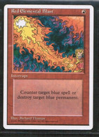 MAGIC The GATHERING  "Red Elemental Blast"---4th EDITION (MTG--154-2) - Autres & Non Classés