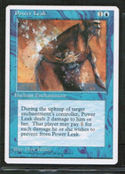 MAGIC The GATHERING  "Power Leak"---4th EDITION (MTG--154-4) - Autres & Non Classés