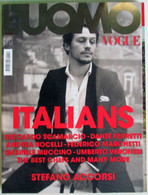 L’UOMO VOGUE 419 2011 Stefano Accorsi Riccardo Scamarcio Andrea Bocelli Roberto Bolle Gabriele Muccino Paolo Giubellino - Mode