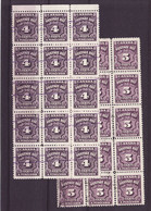 6848) Canada Postage Due 1935 Perforation Fold & Separation On Block3 - Port Dû (Taxe)