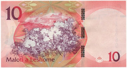 LESOTHO LESOTO 10 MALOTI P-NEW THREE KINGS FLORA FLOWERS 2021 UNC - Lesotho