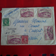 LETTRE PLOUVIEN POUR CUSSET ALLIER - Storia Postale