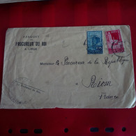 LETTRE LIEGE PROCUREUR DU ROI PARQUET POUR RIOM - Covers & Documents