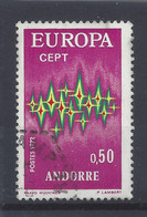 ANDORRE N° 217 - EUROPA 1972 - OBLITERE - Oblitérés