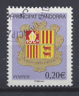 ANDORRE N° 684 - ARMOIRIES - OBLITERE - Oblitérés