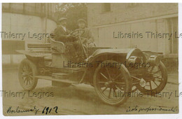 Photo Automobile Légendée Morlanwelz 1912 école Professionnelle  Plaque Du Véhicule Hainaut 1912 2229 Rallye - Cars
