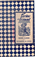 AGRICULTURE -RARE EMBALLAGE CARTON AVEC SON PAPIER ILLUSTRE FARINE DE FROMENT CUISINE PATISSERIE-GERBE DE BLE- - Landbouw