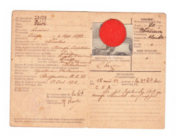 Carte D'identité Militaire De 1912 En Congé Illimité En 1919 - Armée Belge - Liège  (B302) - 1914-18
