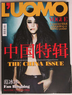 L’UOMO VOGUE 434 2012 The China Issue Fan Bingbing Tan Dun Han Han Chen Kun - Moda