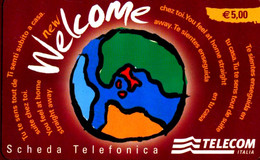 C&C 6150 SCHEDA TELEFONICA USATA WELCOME VINACCIA WEL - Öff. Diverse TK