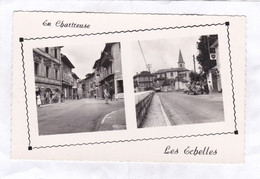 Delcampe - CPSM :  14 X 9  -  LES  ECHELLES  -  Le  Grand  Carrefour. - Le  Pont  Et  L'Eglise - Les Echelles