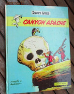 BD2009 Album CARTONNE LUCKY LUKE : CANYON APACHE Réédition De 1972 , TRES Bon état ! - Lucky Luke